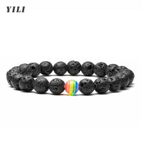 Pulseira Orgulho em Pedra Natural — Use Suas Cores